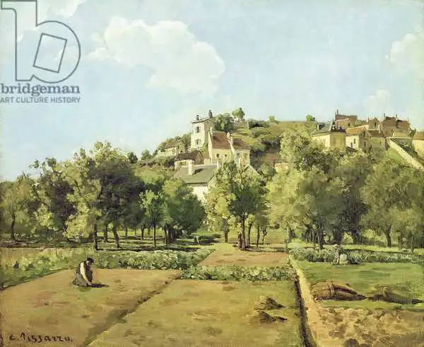 Pissarro, Camille: Pontoise, or The Gardens of the Hermitage, Pontoise