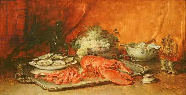 Fouace, Guillaume Romain: Luncheon of Lent