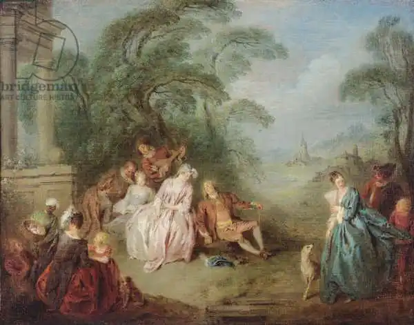 Pater, Jean-Baptiste Joseph: Gathering in a Park