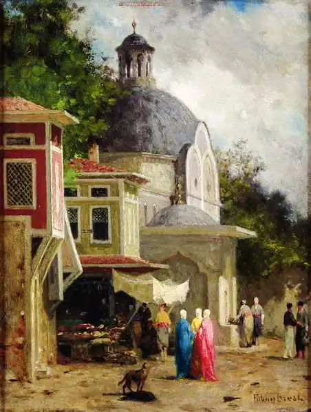 Brest, Germain Fabius: Constantinople, view of the Brutus column