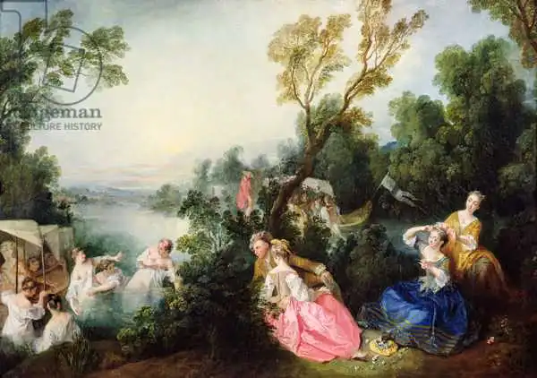 Lancret, Nicolas: The Pleasures of Bathing