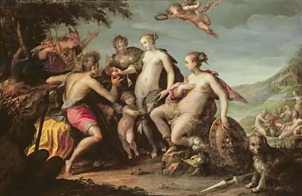 Aachen, Johann Hans von: The Judgement of Paris