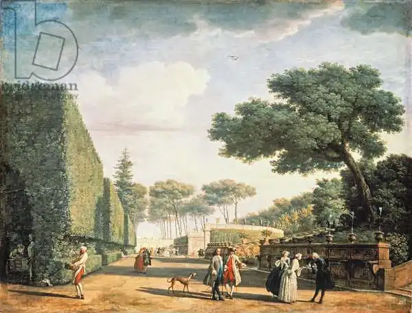 Vernet, Claude Joseph: View in the Park of Villa Pamphili