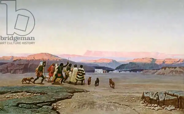 Penguilly lHaridon, Octave: The Shepherds, Led by the Star, Arriving at Bethlehem