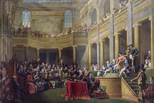 Monsiau, Nicolas Andre: Le Comité de Lyon, 26 janvier 1802