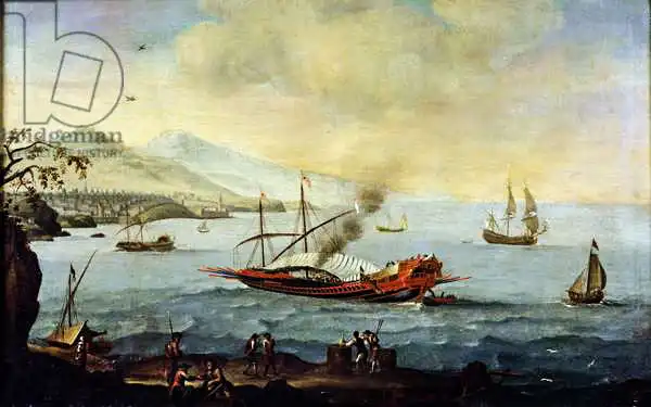Puget, Pierre: Galleon Laid up in Port