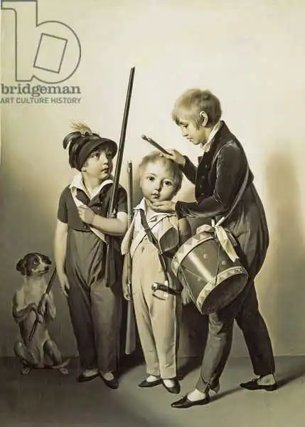 Boilly, Louis-Leopold: My Little Soldiers