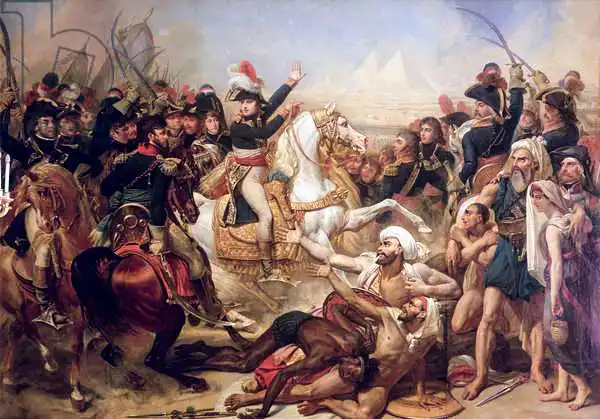 Gros, Antoine-Jean: The Battle of the Pyramids, 21st July 1798
