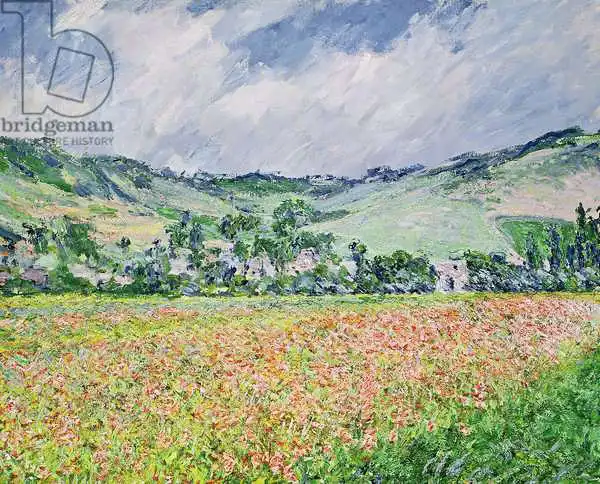 Monet, Claude: Il campo di papaveri vicino a Giverny