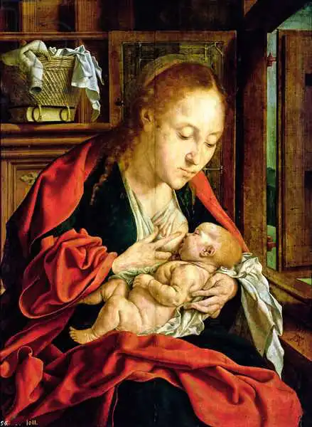 Reymerswaele, Marinus van: Madonna Feeding the Christ Child