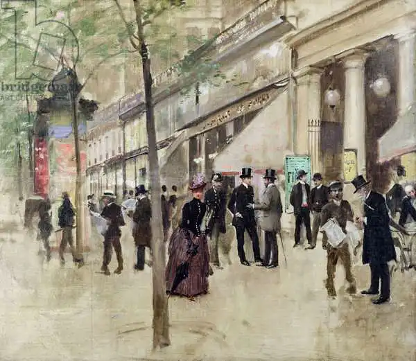 Béraud, Jean: Boulevard Montmartre and the Theatre des Varietes