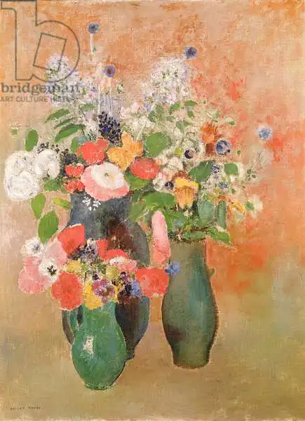 Redon, Odilon: Nature morte de fleurs