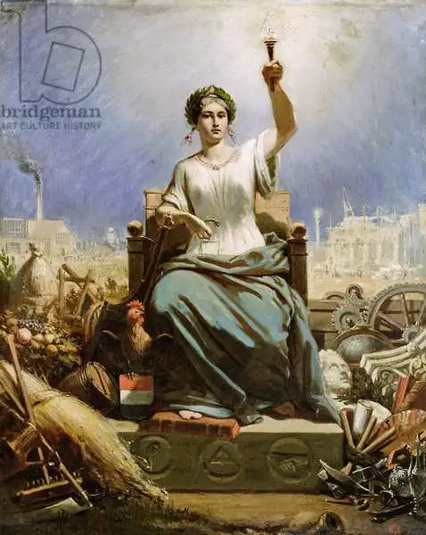 Janet, Ange-Louis: La France illuminant le monde