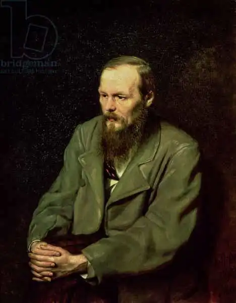 Perov, Vasili Grigorevich: Portrait of Fyodor Dostoyevsky (1821-81) 1872