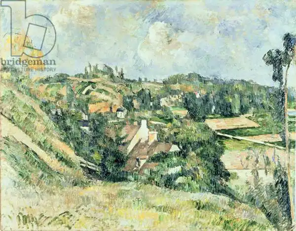 Cézanne, Paul: Maisons A? Valhermeil vues en direction d Auvers-sur-Oise