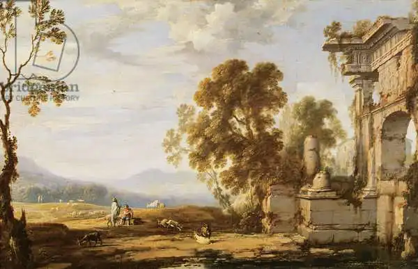 Patel, Pierre: Landscape with ruins