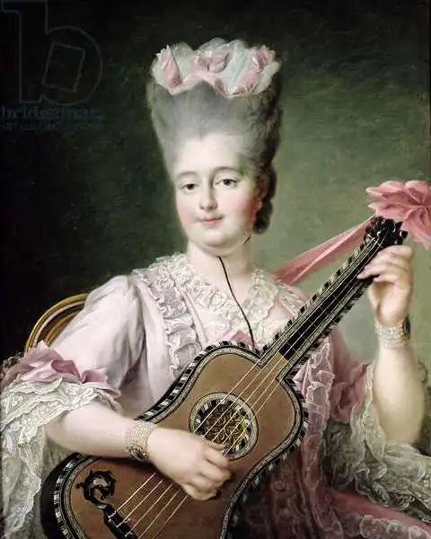 Drouais, François-Hubert: Portrait of Marie-Clothilde of France (1759-1802), also known as Madame Clothilde, queen of Sardinia