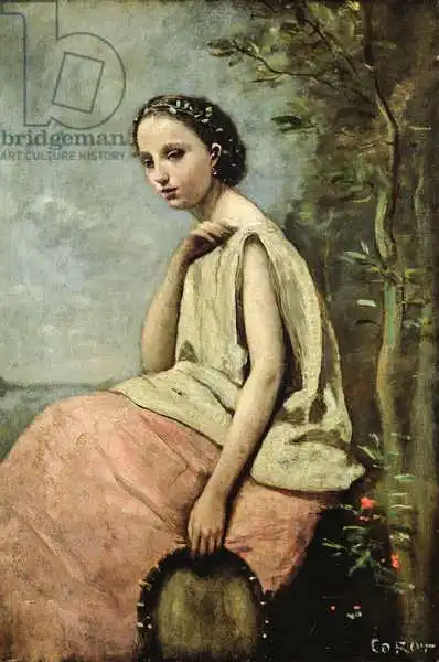 Corot, J. B. Camille: Zingara with a Tambourine