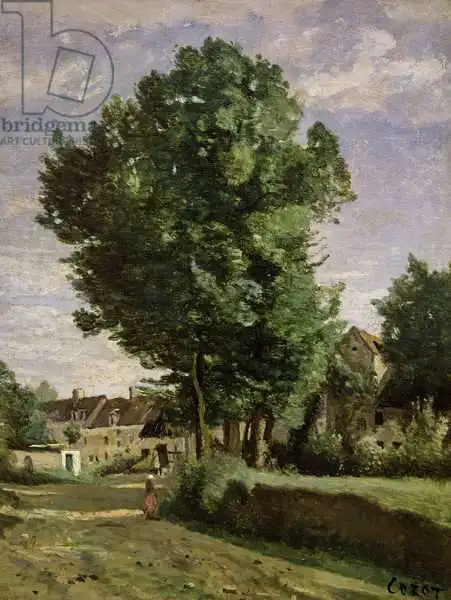 Corot, J. B. Camille: Outskirts of a village near Beauvais