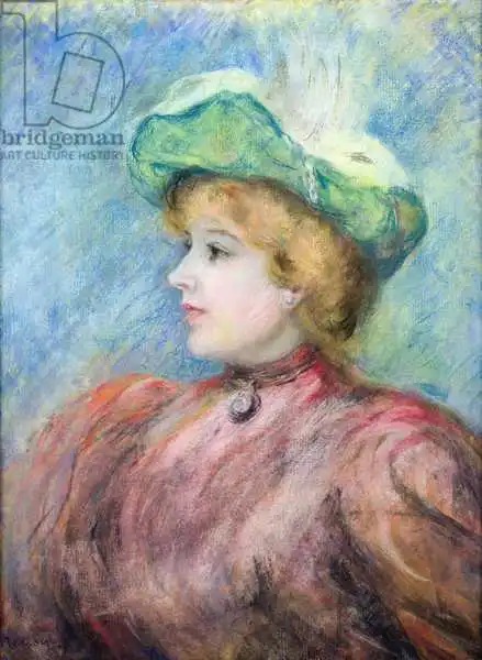 Renoir, Auguste: Porträt von Mademoiselle Dieterle