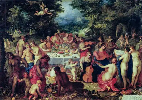 Balen, Hendrik van: Das Bankett der Götter