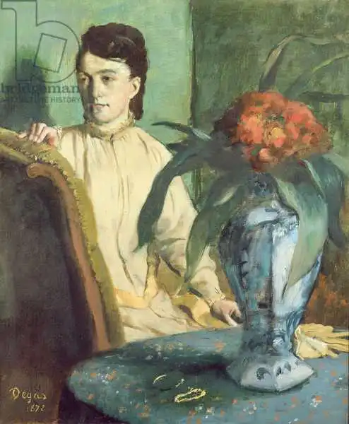 Degas, Edgar: Woman with the Oriental Vase