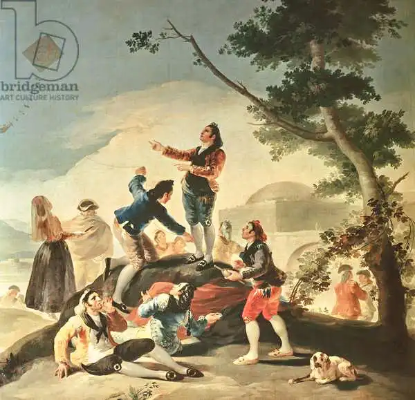 Goya, Francisco: La Cometa, 1777-78