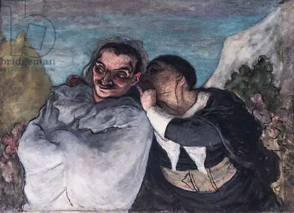 Daumier, Honore: Crispin and Scapin, or Scapin and Sylvester, c.1863-65