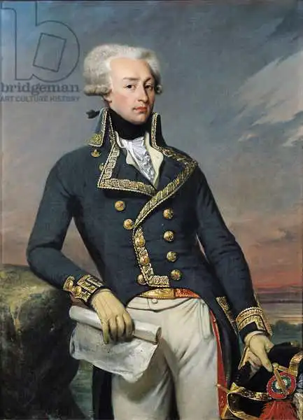Court, Joseph Desire: Portrait of Gilbert Motier (1757-1834) the Marquis de La Fayette as a Lieutenant General