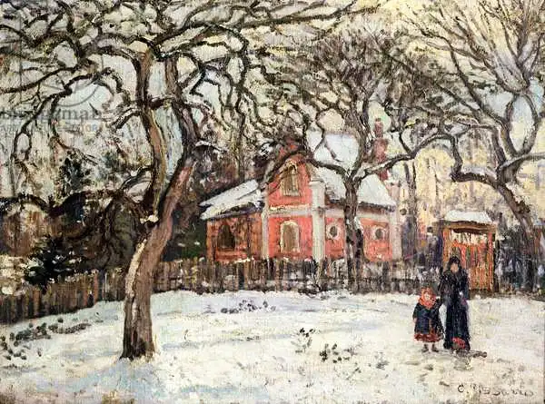 Pissarro, Camille: Chestnut Trees at Louveciennes, c.1871-2