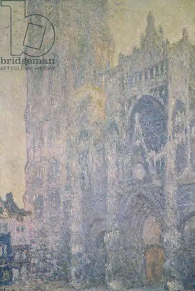 Monet, Claude: Cattedrale di Rouen, Armonia in bianco, luce del mattino