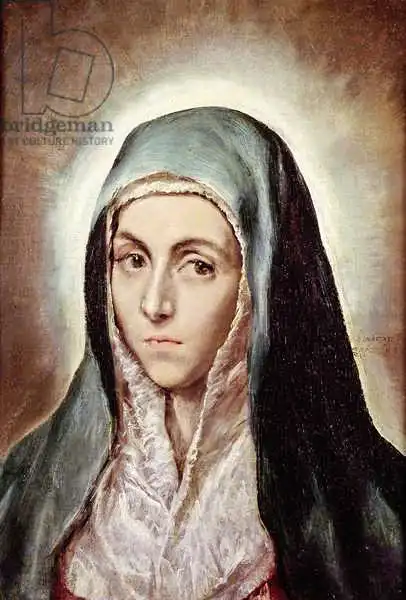 El Greco: The Virgin Mary, 1595-1600