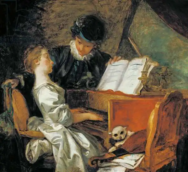 Fragonard, Jean-Honoré: The Music Lesson