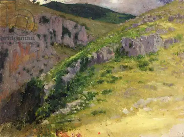 Herbert or Hebert, Antoine Auguste Ernest: Study of a Mountain