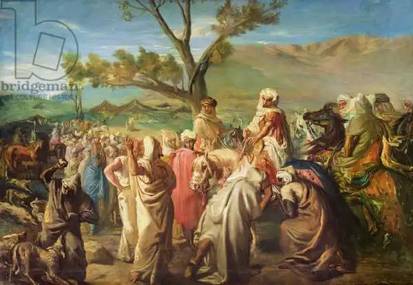 Chassériau, Théodore: Caid visiting a Douar, 1849