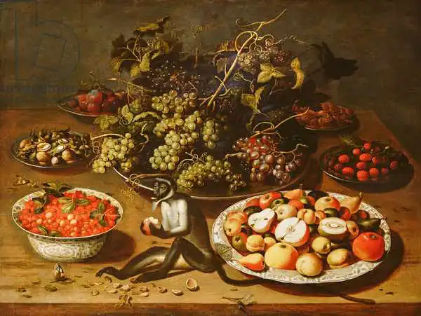 Beert, Osias, the elder: Still Life with Monkey
