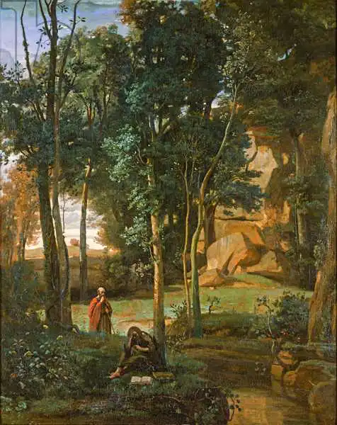 Corot, J. B. Camille: Democrito e gli Abderiti