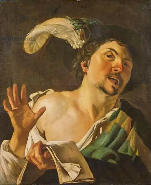 Baburen, Dirck van: A Singer