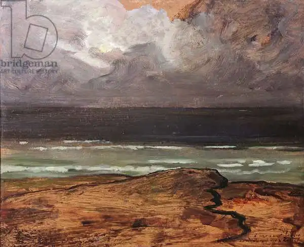 Cottet, Charles: Storm at Sea, Brittany