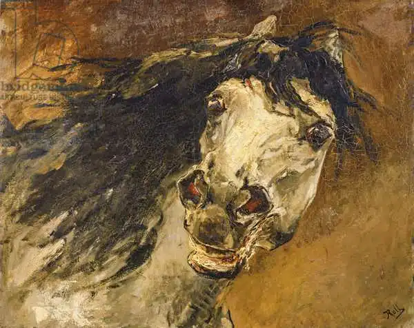 Roll, Alfred: Head of a Horse