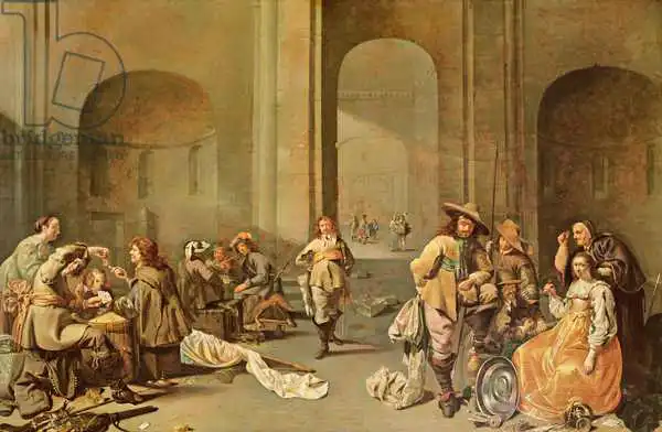 Duck, Jacob: Depositing the spoils