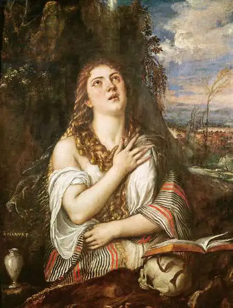 Tizian: Mary Magdalene in Penitence, c.1567-8