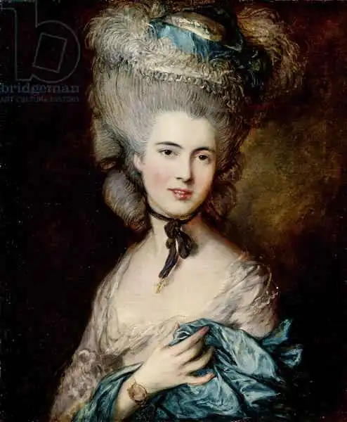 Gainsborough, Thomas: Portrait of the Duchess of Beaufort, c.1775-1780