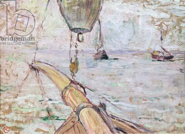Toulouse-Lautrec, H.: View of Arcachon from the Front of the Yacht Cocorico