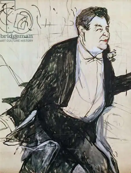 Toulouse-Lautrec, H.: Caudieux (study for a poster)
