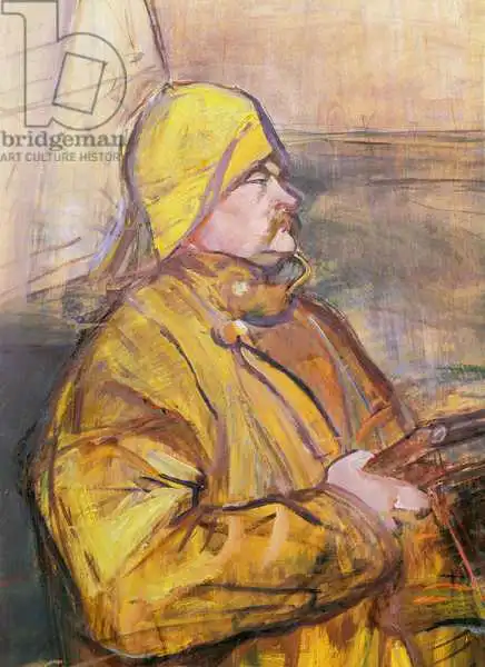 Toulouse-Lautrec, H.: Monsieur Maurice Joyant, 1900 (detail of the head)