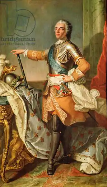 Loo, Carle Van: Portrait of Louis XV (1710-1774), King of France and Navarre (1715-1774)