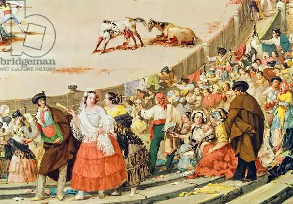 Goya, Francisco: La corrida (particolare del primo piano)