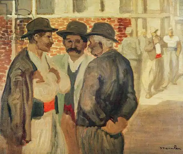 Steinlen, Théophile A.: Construction Workers