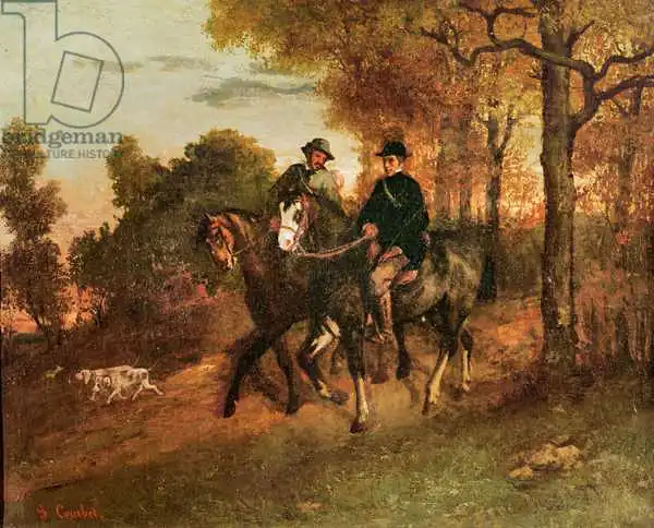 Courbet, Gustave: The Return from the Hunt